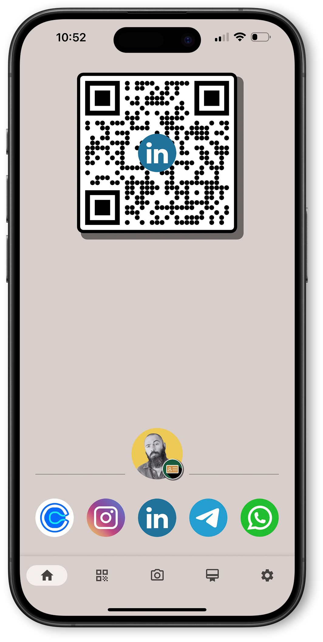 Card Share Interface